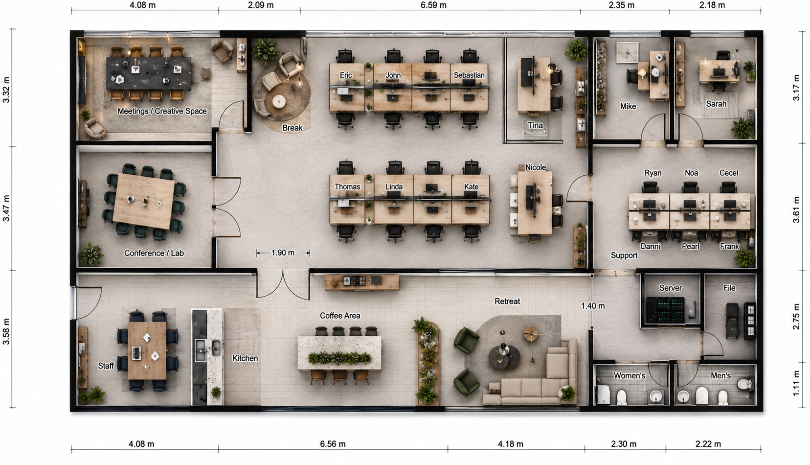 retail shop layout