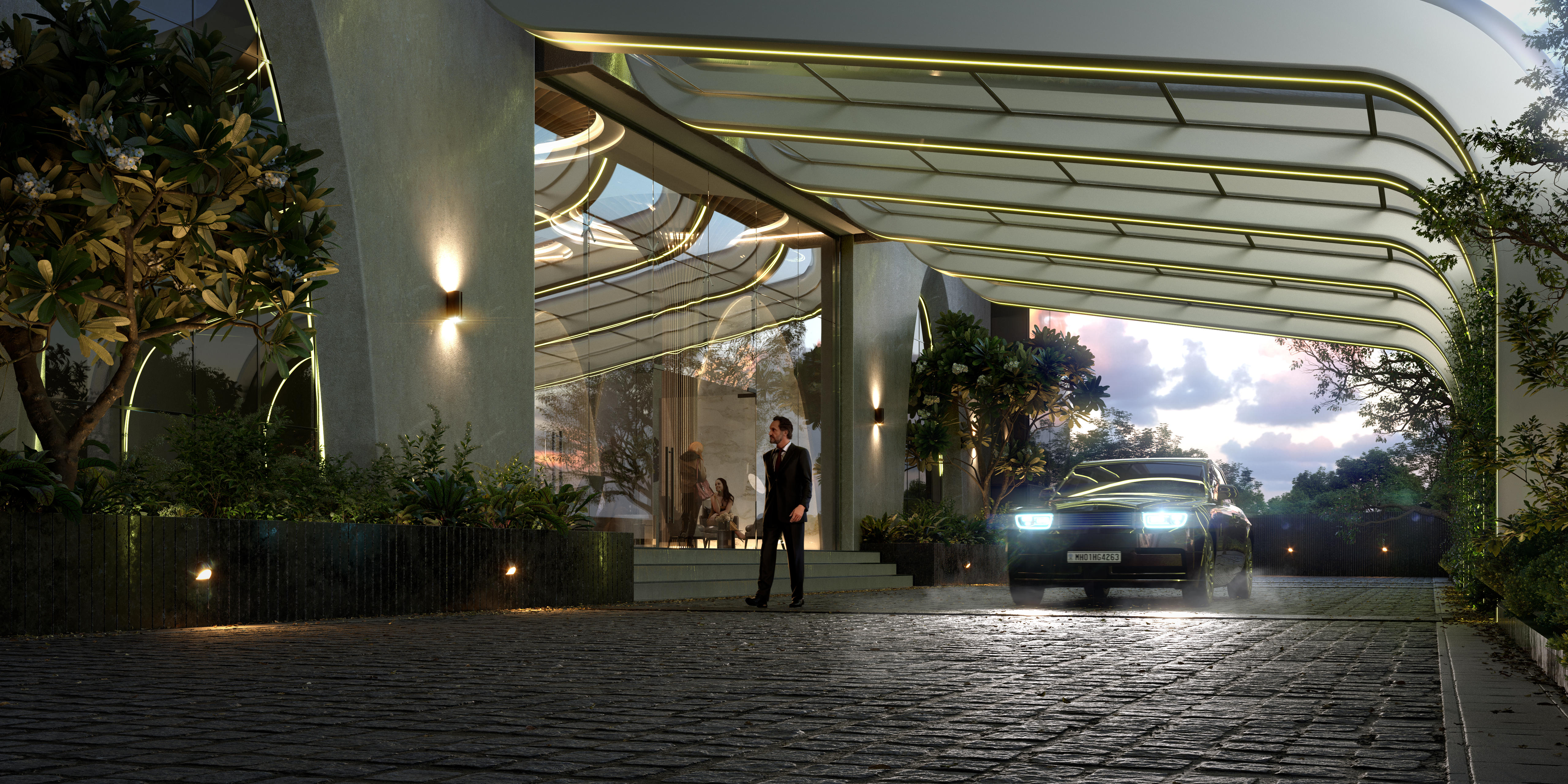 Entrance lobby interior